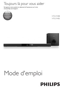 Mode d’emploi Philips HTL3140B Haut-parleur