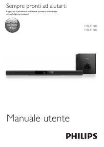 Manuale Philips HTL3140B Altoparlante