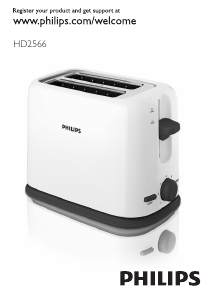 Návod Philips HD2566 Daily Collection Toastovač