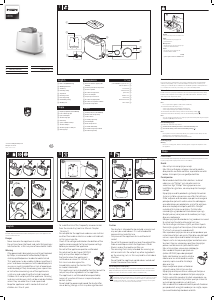 Priručnik Philips HD2581 Toster