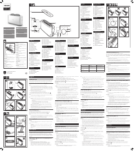 Návod Philips HD2590 Toastovač