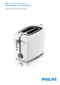 Panduan Philips HD2623 Toaster