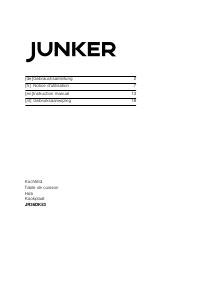 Mode d’emploi Junker JR36DK53 Table de cuisson