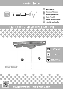 Handleiding Techly ICA-PLB 154M Muurbeugel