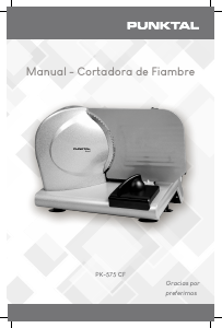 Manual de uso Punktal PK-575 CF Cortafiambres