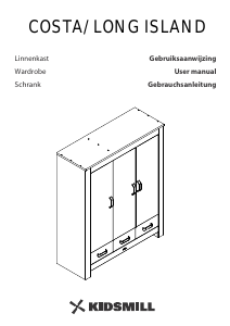 Bedienungsanleitung Kidsmill Costa Kleiderschrank