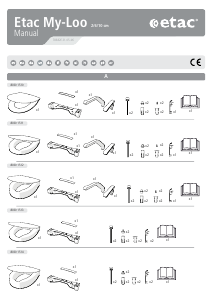 Manual Etac My-Loo Assento de sanita