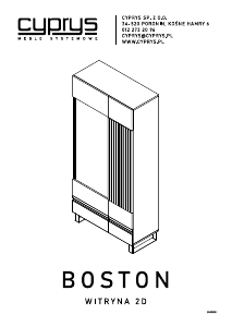 Panduan Cyprys Boston Lemari Pajangan