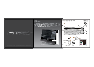 Bruksanvisning Trust 16816 Thinity Wireless Entertainment Tangentbord