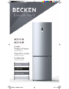 Manual Becken BC3118 IX Fridge-Freezer