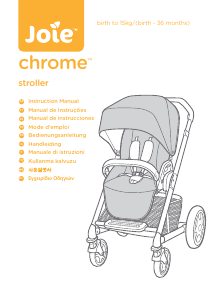 Manual Joie Chrome Stroller