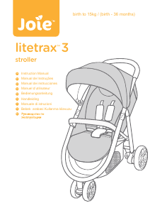 Kullanım kılavuzu Joie Litetrax 3 Katlanır bebek arabası