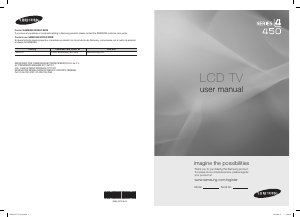 Manual de uso Samsung LN22C450E1D Televisor de LCD