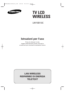 Manuale Samsung LW15B13C LCD televisore