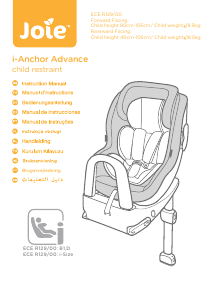 Manual Joie i-Anchor Advance Cadeira auto