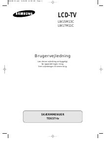 Brugsanvisning Samsung LW15M13C LCD TV