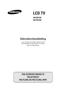Handleiding Samsung LW15N13W LCD televisie