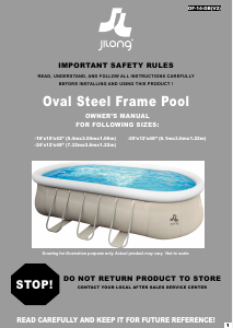 Handleiding Jilong Oval Steel (610x360x122) Zwembad