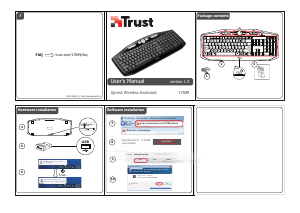 Bedienungsanleitung Trust 17089 Xpress Wireless Tastatur
