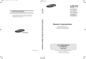 Handleiding Samsung LW20M22C LCD televisie