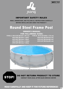 Handleiding Jilong Round Steel (300x76) Zwembad