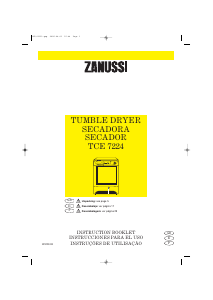 Manual de uso Zanussi TCE 7224 Secadora