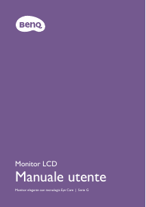 Manuale BenQ GW2780T Monitor LCD