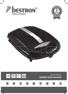 Instrukcja Bestron ASM13XXLZ Kontakt grill