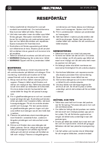 Bruksanvisning Biltema 37-215 Förtält