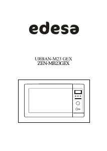 Manual Edesa URBAN-M23GEX Microwave