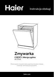 Instrukcja Haier XIS 3T443X Zmywarka