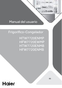 Manual de uso Haier HTW7720ENPT Frigorífico combinado