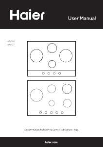 Manual Haier HAVG5D4HB Hob