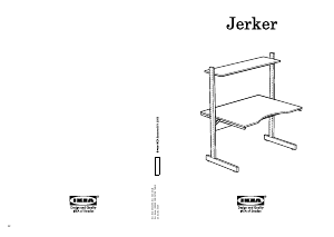 Manual de uso IKEA JERKER Escritorio