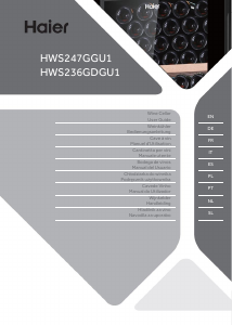 Manual de uso Haier HWS236GDGU1(UK) Vinoteca
