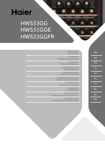 Handleiding Haier HWS33GGFR Wijnklimaatkast