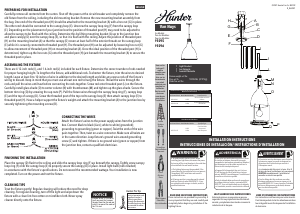 Manual Hunter 19296 Van Nuys Lamp