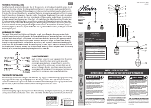 Manual Hunter 19666 Starklake Lamp