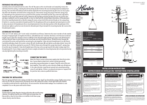 Mode d’emploi Hunter 19345 Van Nuys Lampe