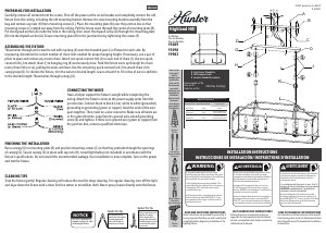 Manual Hunter 19289 Highland Hill Lamp