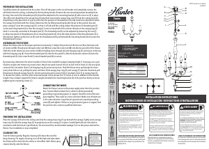 Manual de uso Hunter 19279 Teren Lámpara