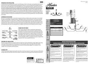 Manual Hunter 19207 Grove Isle Lamp