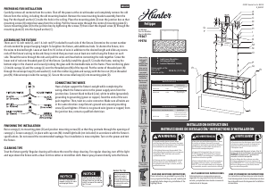 Manual Hunter 19978 Felippe Lamp