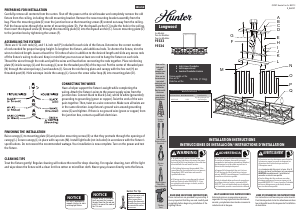 Manual Hunter 19333 Langwood Lamp