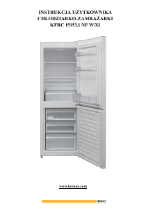 Manual Kernau KFRC 15153.1 NF IX Fridge-Freezer