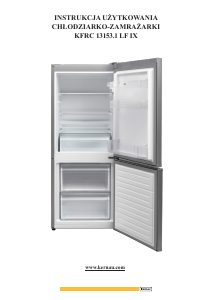 Manual Kernau KFRC 13153.1 LF IX Fridge-Freezer