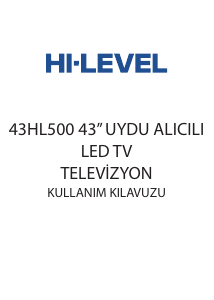 Kullanım kılavuzu Hi-Level 43HL500 LED televizyon