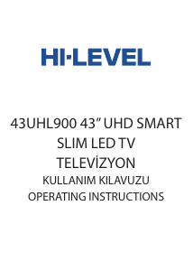 Manual Hi-Level 43UHL900 LED Television