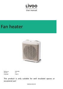 Manual Livoo DOM398W Heater