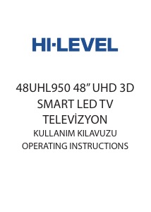 Kullanım kılavuzu Hi-Level 48UHL950 LED televizyon